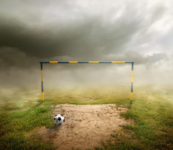 Football field — Stock Photo, Image