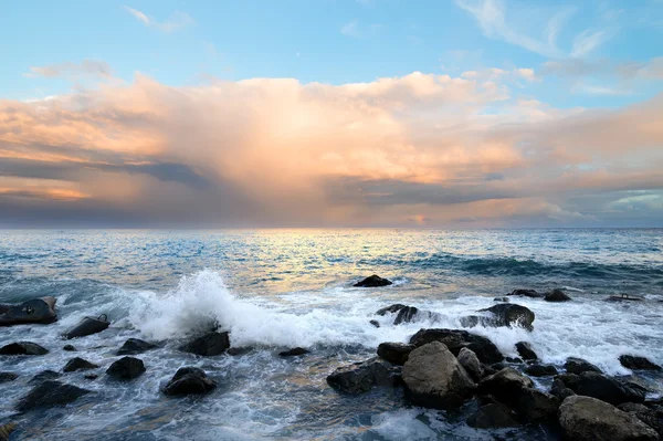 Abendliche Seelandschaft — Stockfoto