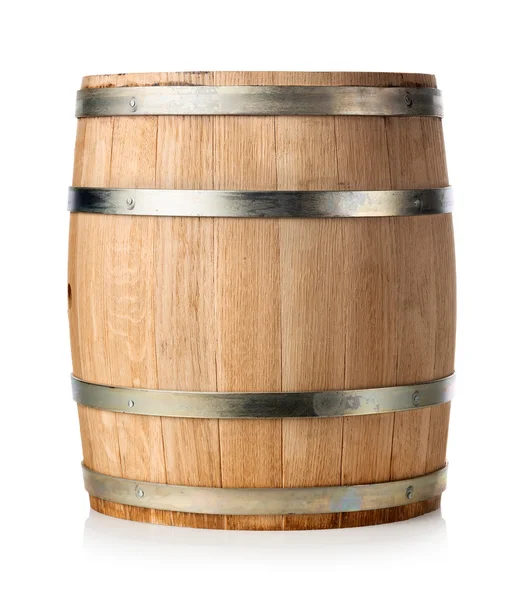 分離された木製の樽 — ストック写真
