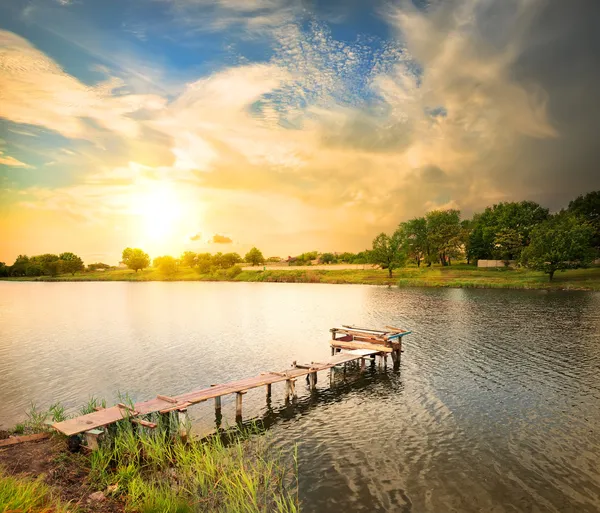 Wooden dock — Stock Image Wooden dock Stock Image