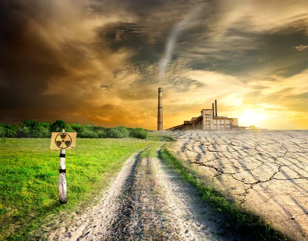 Damage in the field — Stock Photo, Image