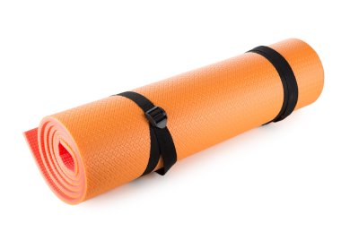 Orange camping mat clipart