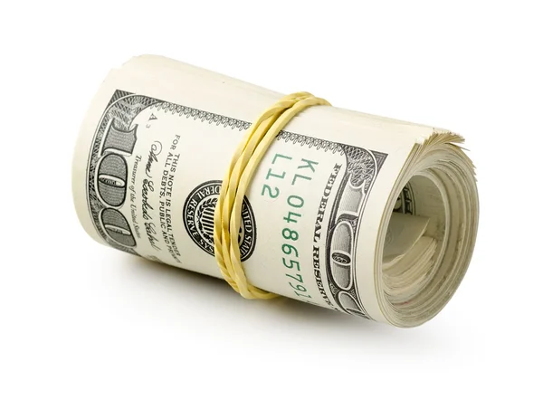 Roll dollars — Stockfoto