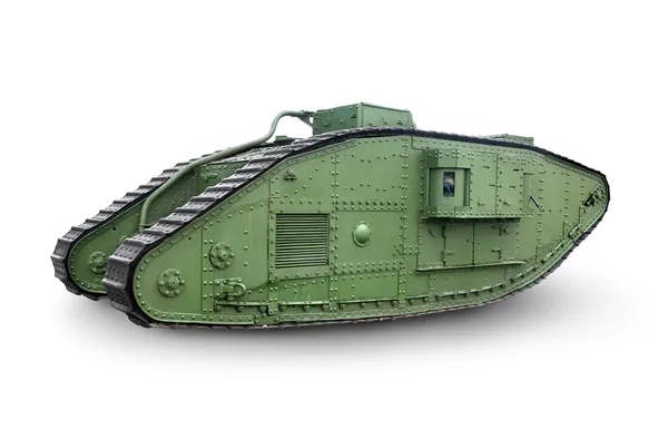 绿色坦克 — 图库照片