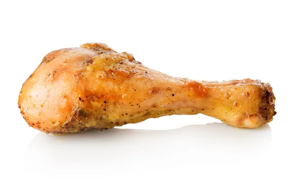 Perna de frango grelhada — Fotografia de Stock