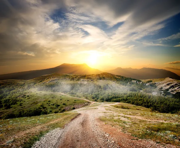 Belles montagnes Photo De Stock