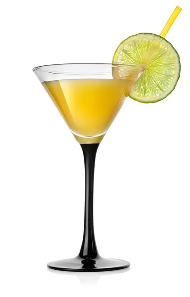 Yellow orange cocktail — Stock Photo, Image
