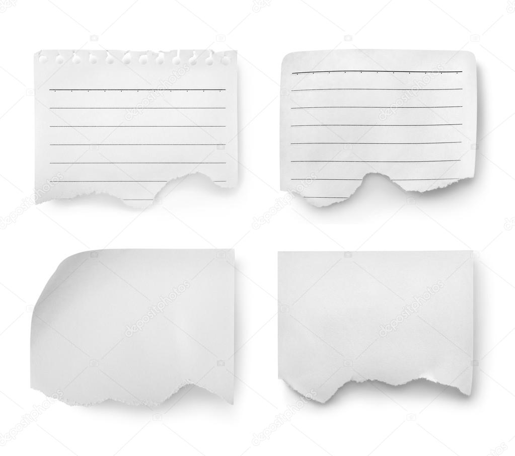 Collage of paper sheets