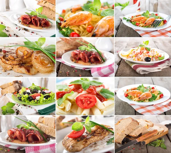 Collage food — Stock Photo, Image
