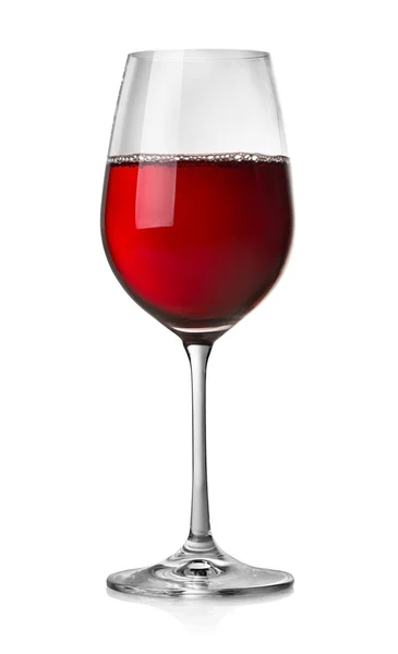 Glas Rotwein — Stockfoto