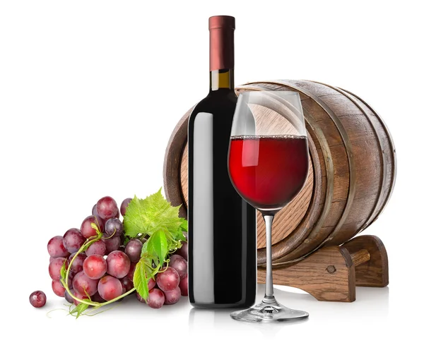 Grape and wine — Stock Photo, Image