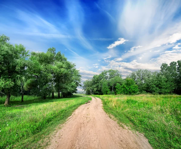 Strada di campagna — Foto Stock