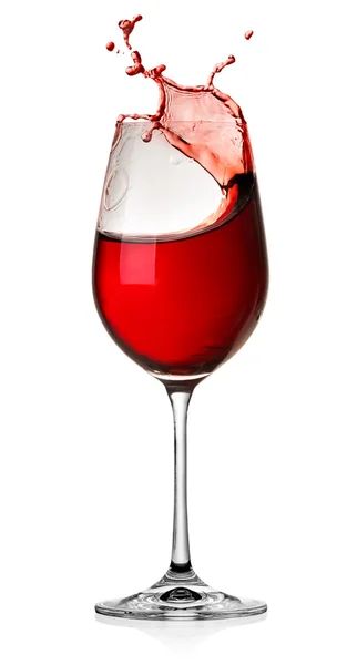 Spritzer Wein isoliert — Stockfoto