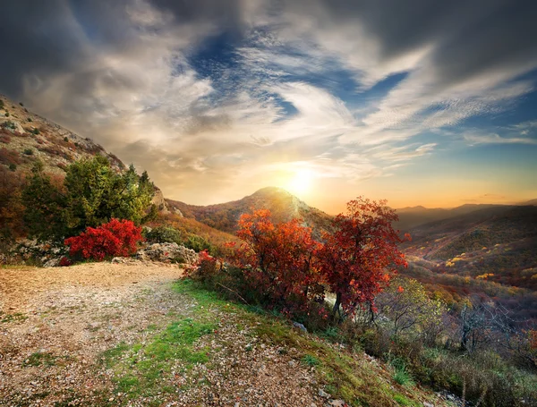 Herbst in den Bergen — Stockfoto