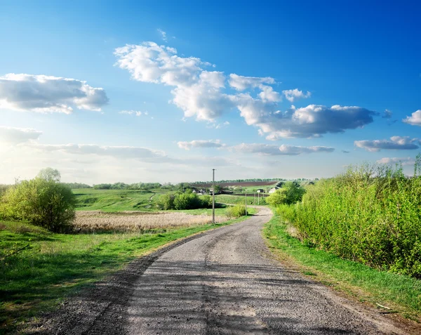 Campagna al tramonto — Foto Stock