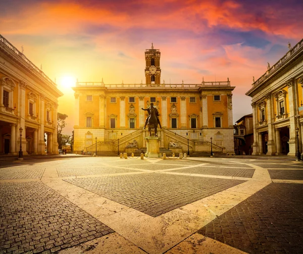 Capitolijnse heuvel in rome — Stockfoto