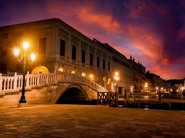 Piazza San Marco v noci — Stock fotografie