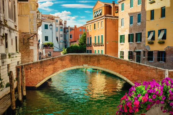 Puente de Venecia al atardecer — Foto de Stock