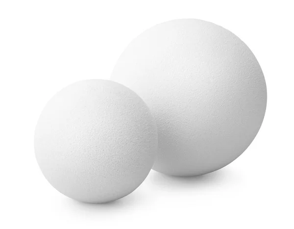 दोन पांढरे चेंडू — स्टॉक फोटो, इमेज