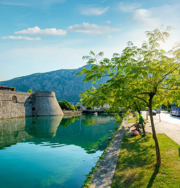 Kotor fortifications, in Montenegro — Stock Photo, Image