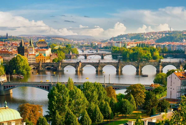 Puentes en Praga — Foto de Stock