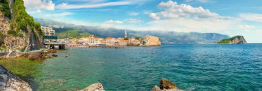 Eski Budva 'nın Panoraması