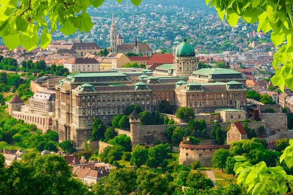 Castle Hill Královský Palác Budapešť Maďarsko — Stock fotografie