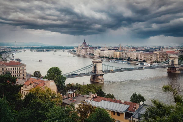 Грози Конгресі Будапешті Угорщина — стокове фото