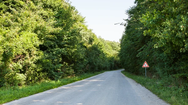 Deer traffic sign — Stock Photo, Image