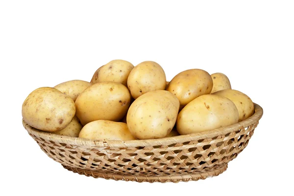 Patatas sobre blanco — Foto de Stock