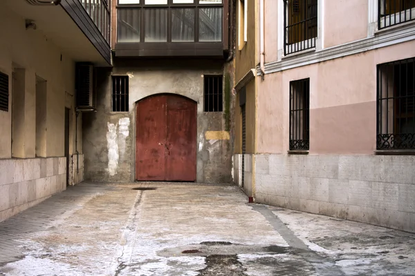 Hiszpański stary dom wejście — Zdjęcie stockowe