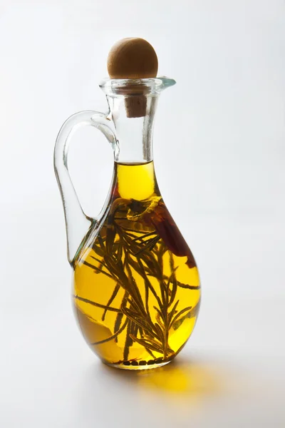 Растительное масло со специями — стоковое фото