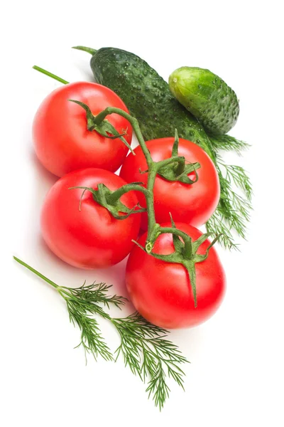 Tomaten und Gemüse — Stockfoto