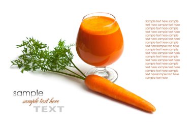 carrots and carrot juice clipart