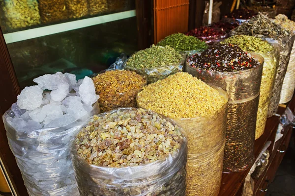 Dried herbs flowers spices — Stock Photo, Image