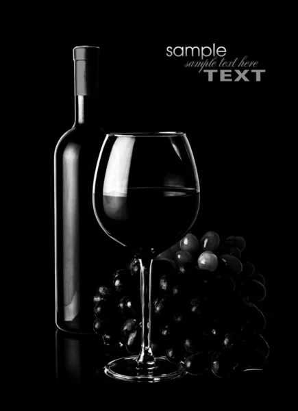 Вино виноградне червоне — стокове фото