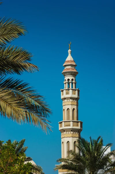 The minaret of a mosque