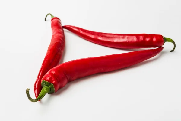 Rote Chilischoten — Stockfoto