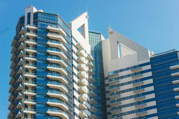 Edificios y calles de gran altura en Dubai, EAU —  Fotos de Stock