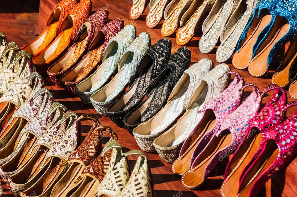 Women's summer shoes in the Eastern market in Dubai Stock Photo by ©alan64  26910989