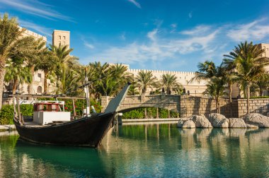 Dubai, Birleşik Arap Emirlikleri - 15 Kasım: souk madinat jumeirah görünümünü