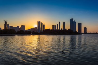 Skyscrapers in Sharjah city. UAE