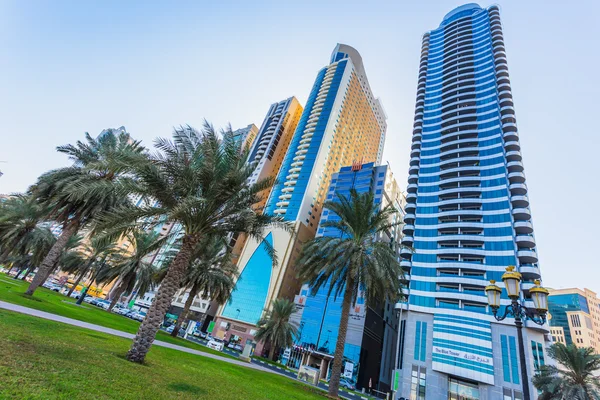 Sharjah - third largest and most populous city in UAE — Stock Photo, Image