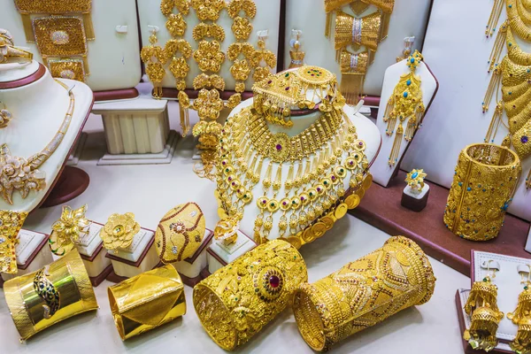 Gold market in Duba — Stock Photo, Image