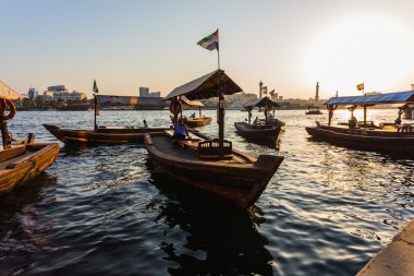 tekneler defne Creek, dubai, Birleşik Arap Emirlikleri