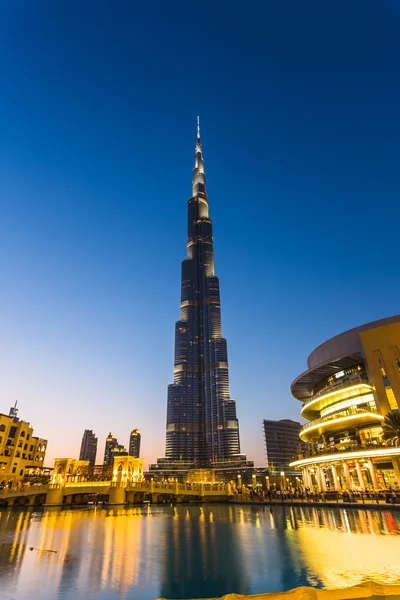 Burj khalifa, the highest building in the world — Stock Photo, Image