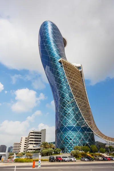 The Capital Gate Tower — Stock Photo, Image