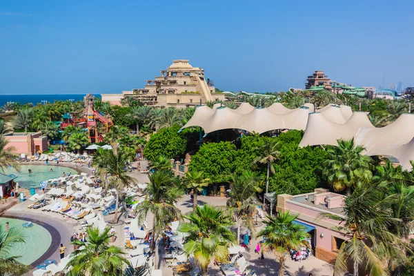 Het aquaventure waterpark van atlantis — Stockfoto