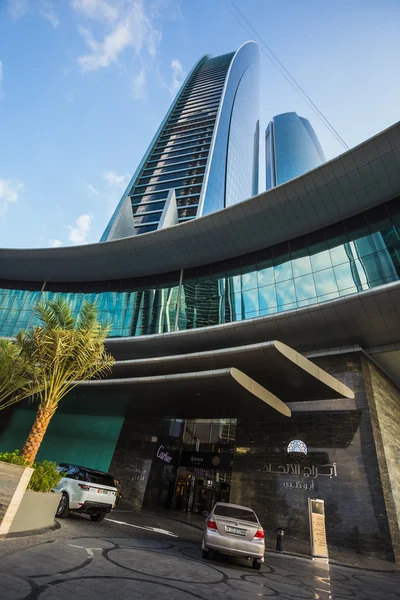 Grattacieli ad Abu Dhabi, Emirati Arabi Uniti — Foto Stock