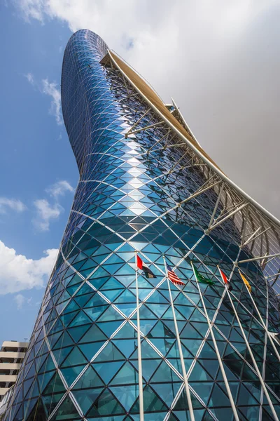 The Capital Gate Tower — Stock Photo, Image